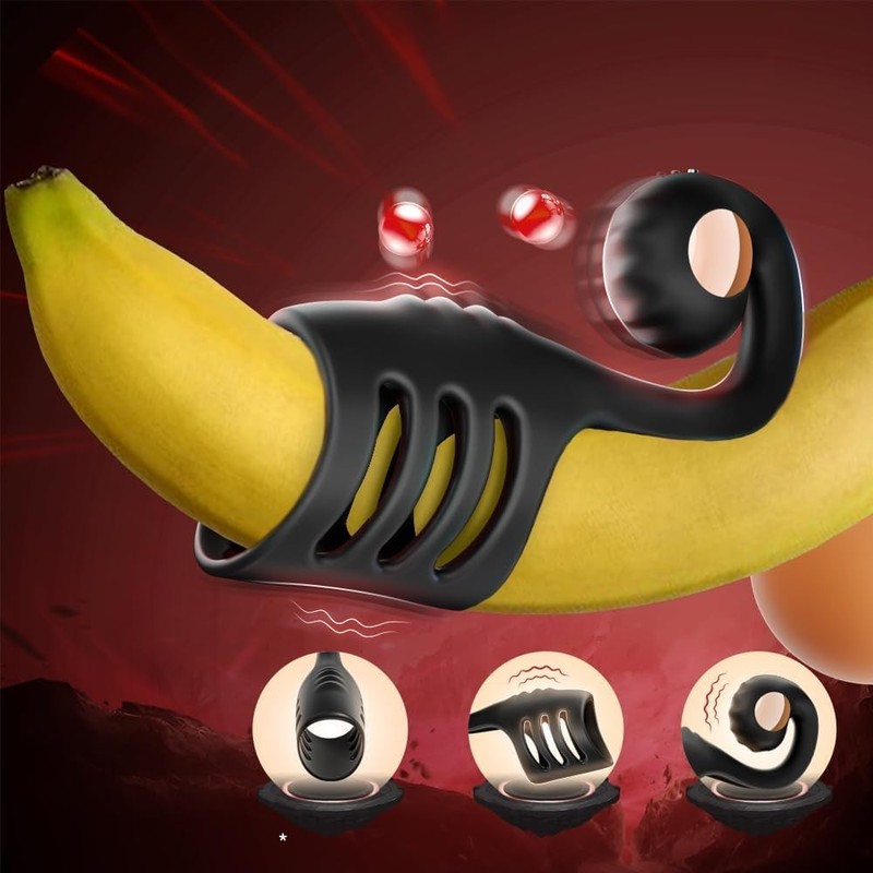 2 in 1 Dual Motor Remote Prostatic Stimulor with 9 Modes for Male Adult Sex Toys gallery