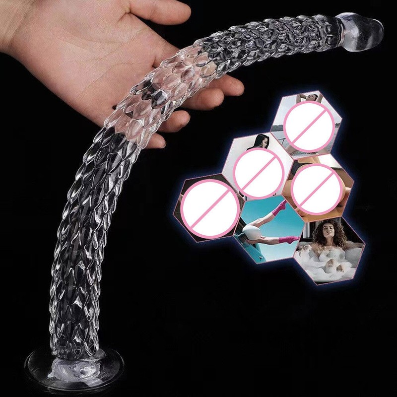 Dragon Scale Tentacle Dildo Long Deep Anal Plug Suction Cup Butt Plug Sex Toys- gallery