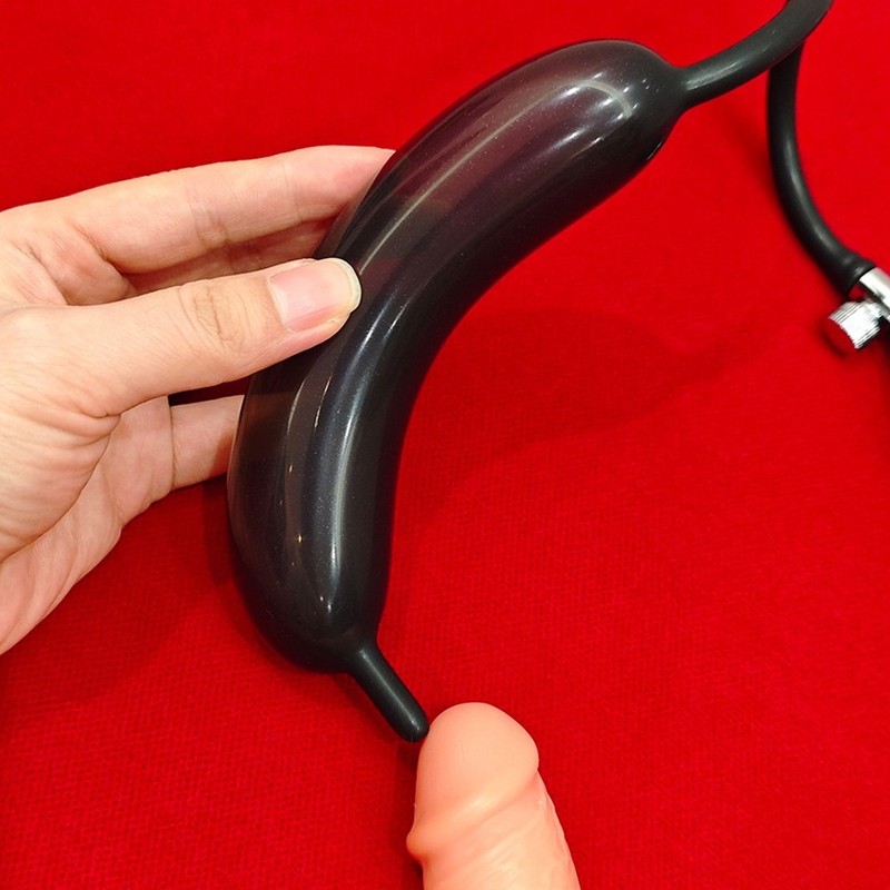 Male Inflatable Penis Plug Sounding Urethra Stimulate Cock Massager Sex Toys Men
