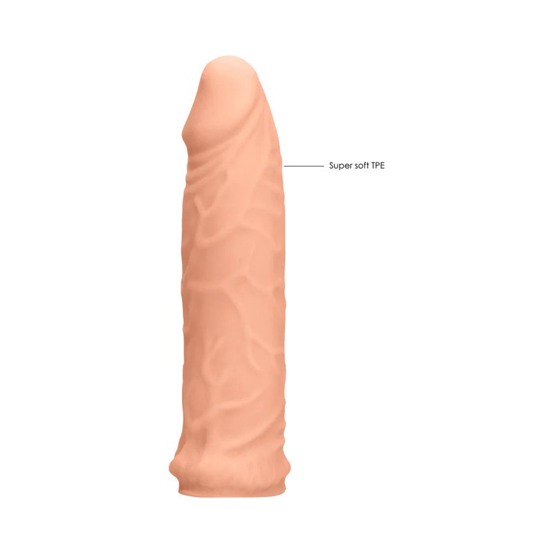 RealRock Realistic 6 in. Penis Sleeve Extender Beige gallery