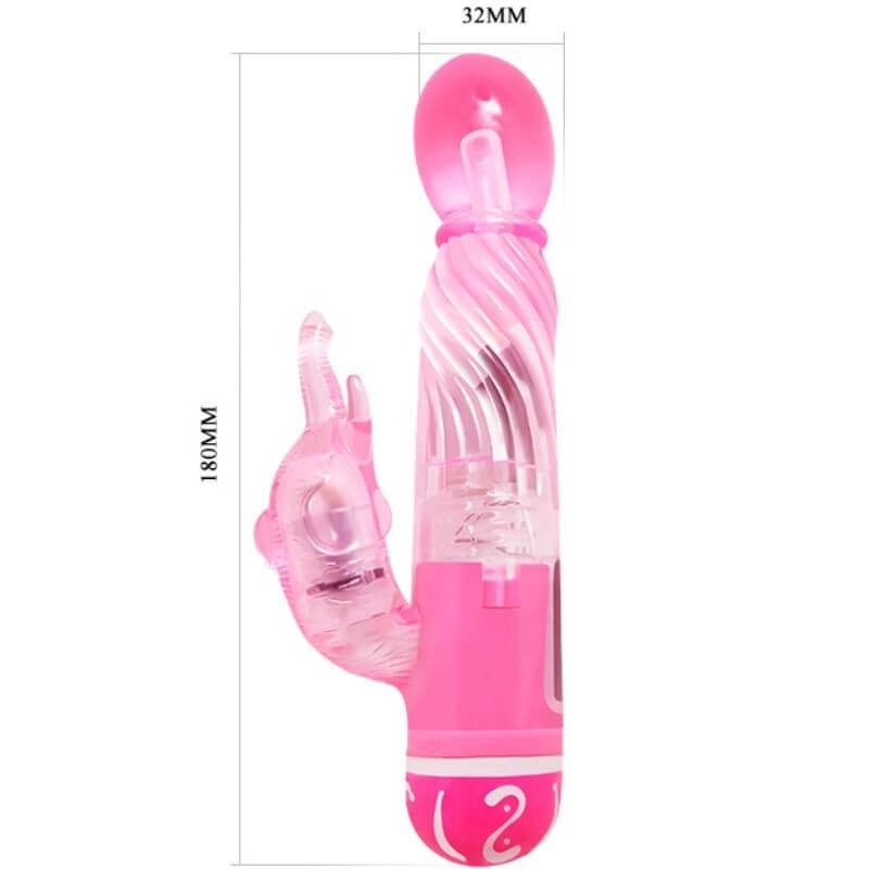 Dance Lovers - Rabbit Vibrator with Rounded Glans 10 Speed Pink gallery