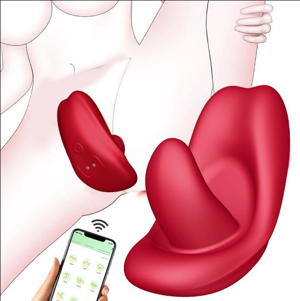 Clit Licking Tongue Vibrator G-Spot Massager Oral Sex Toys For Women Couples NEW