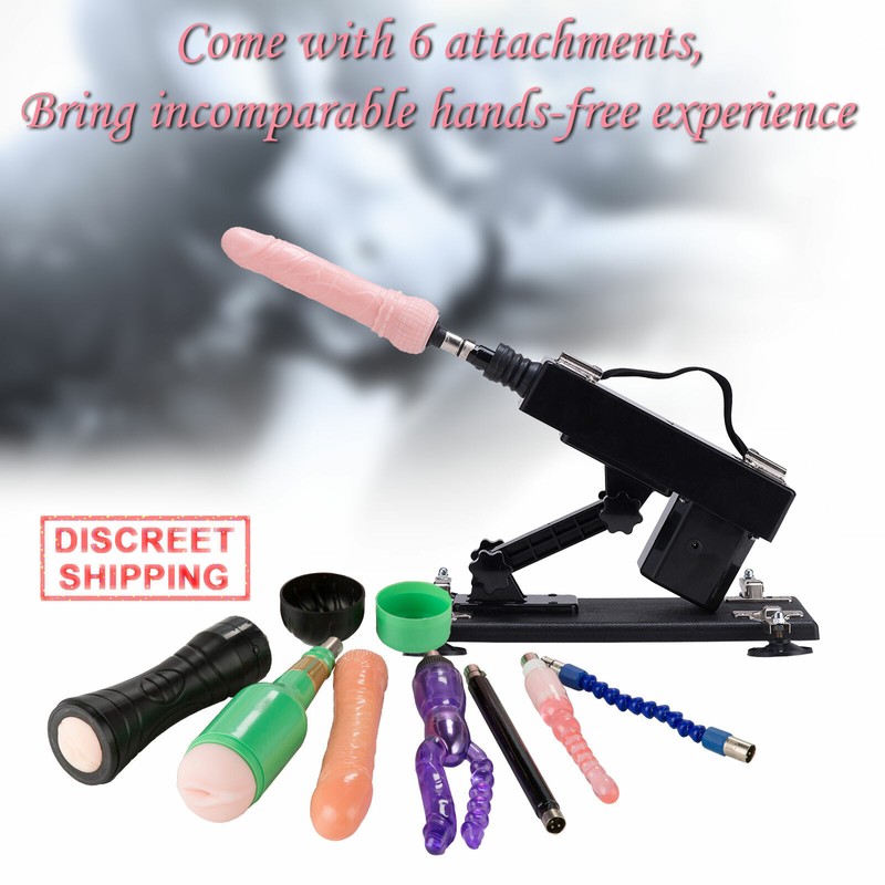 Sex Machine Gun Automatic Thrusting-Dildo-Sex Toys Masturbator with Attachments gallery