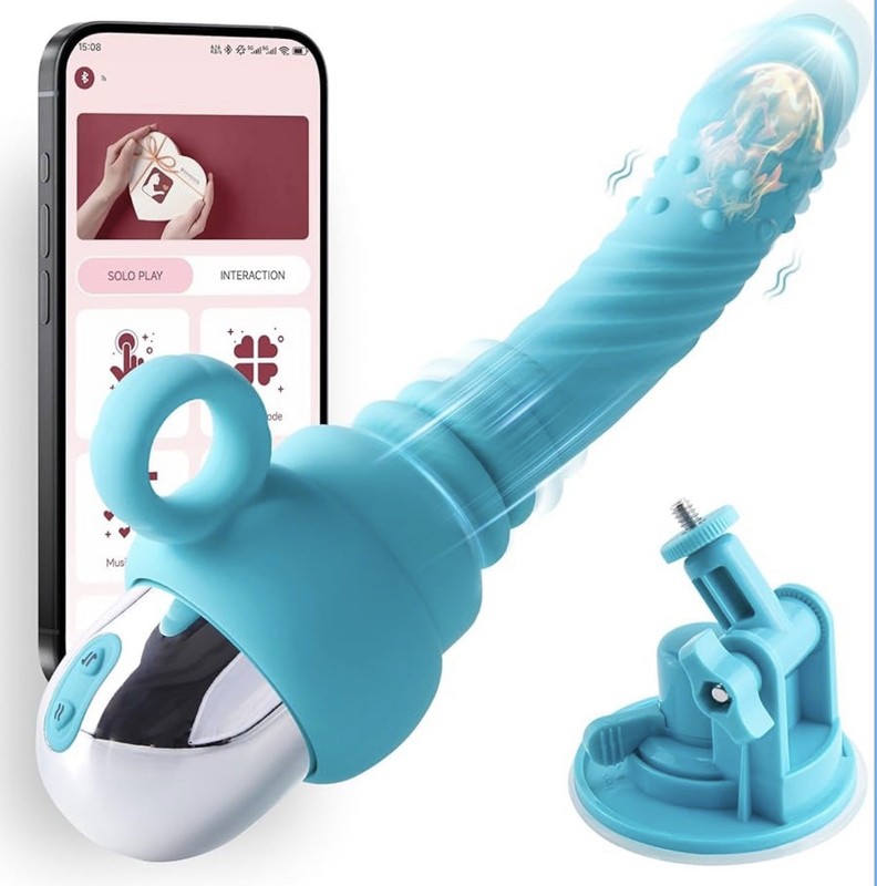 MOMONII – Sex toy machine with vibrator and dildo 10.83 inches