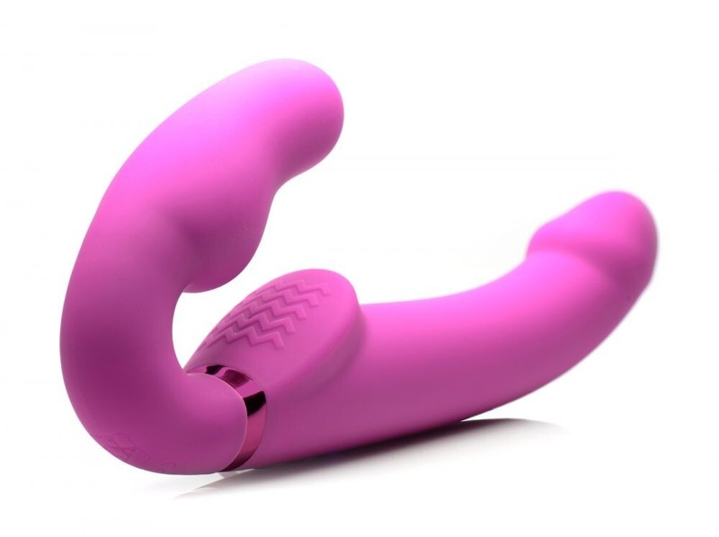 World First Remote Control Inflatable Vibrating Silicone Ergo Fit Strapless & On gallery