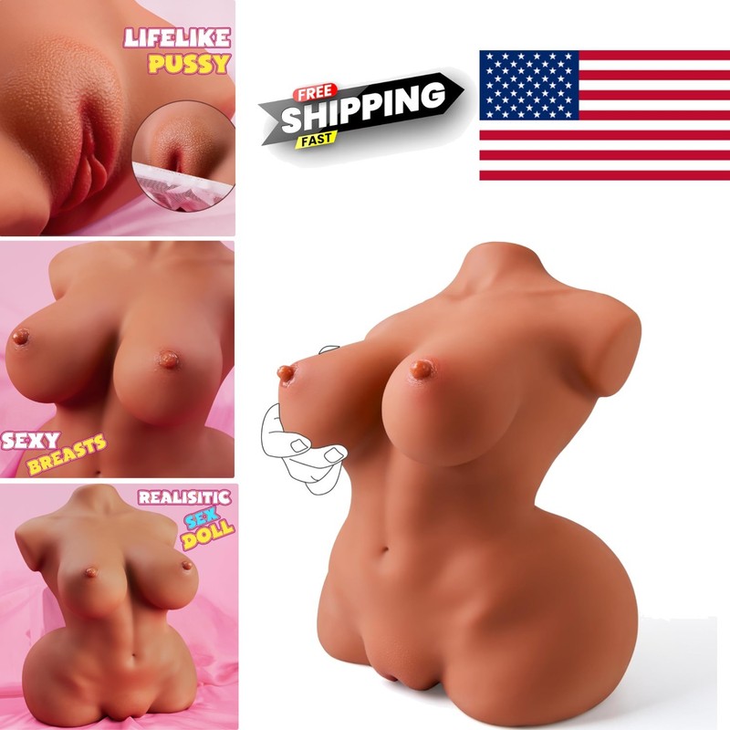Male Masturbator Doll with Realistic Vagina and Anal Tunnel for Pleasure