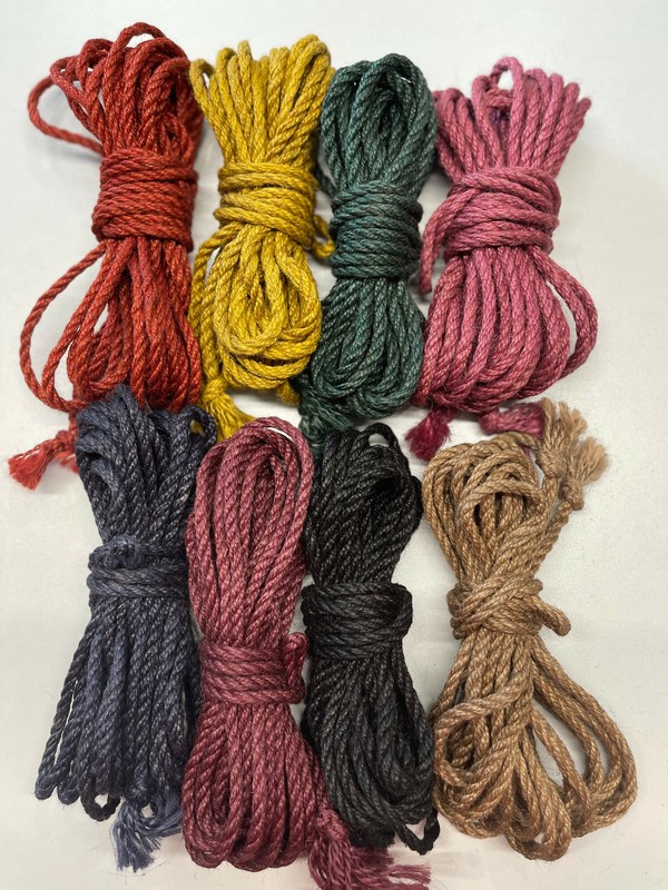Shibari Jute Ropes 26ft BDSM Bondage Kit Candle Blindfold
