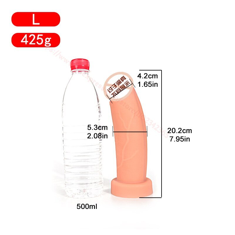 2023 Huge Simulation Dildo Masturbation Super Large Sucker Dildo Soft Silicones