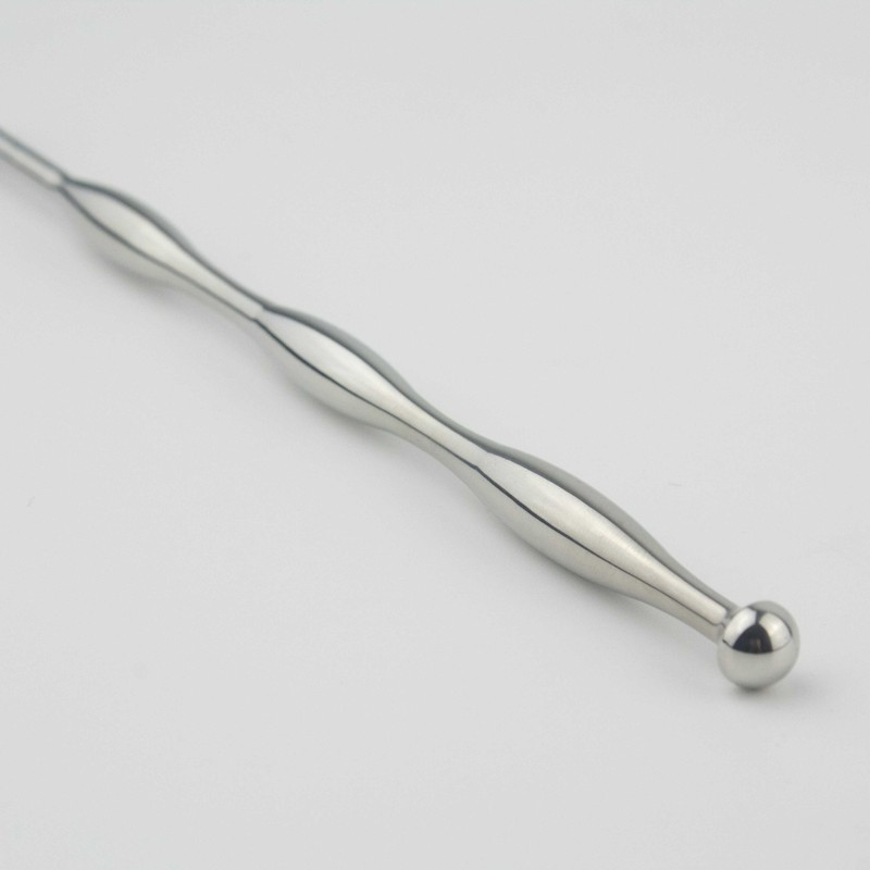 Male Stainless Steel Urethral Plug Dilator Penis Soundings Plug Stretching Rod gallery