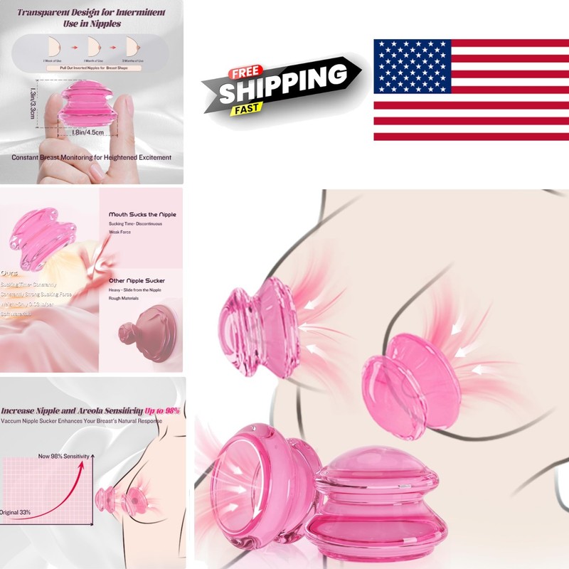 Transparent Nipp Suckers for Women Enhancing Sensitivity and Stimulation