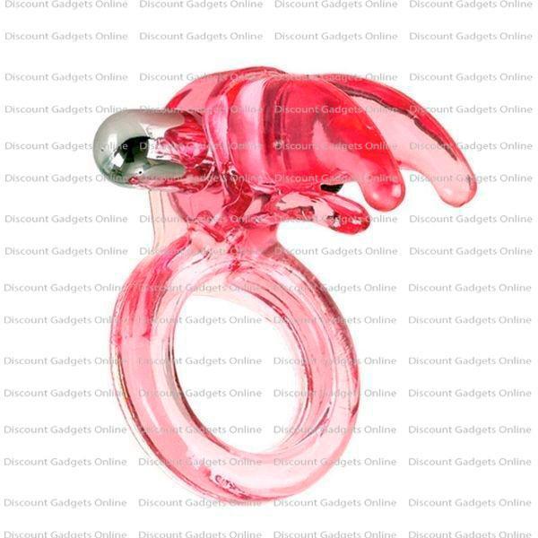 Triple Clit Flicker Cock Ring Stimulator Vibrating Vibrator