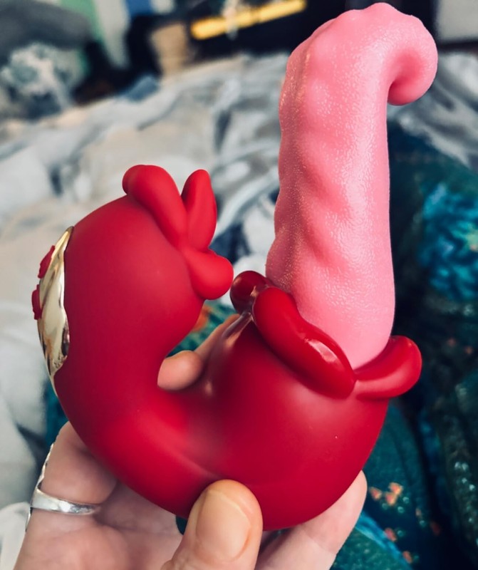 Sale Tongue Vibrator Clit G-Spot Dildo Massage Licking Oral Sex Toy Women Orgasm gallery