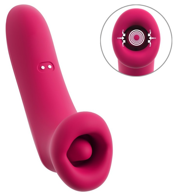 10 USB Modes Vibrating Tongue Suction Clitoral Vibrator