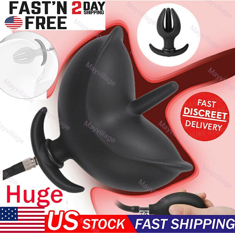 Extra-Large Inflatable Anal Butt Plug Dildo Huge Male Prostate Men Women Sex-Toy