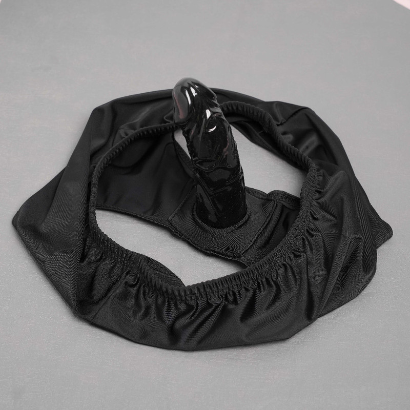 13CM Wearable Strap-on Chastity Panties Belts Dildo Butt Plug Sex Toys for Women gallery