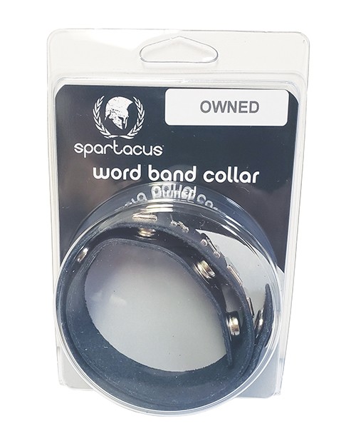 Spartacus OWNED Leather Collar – Black