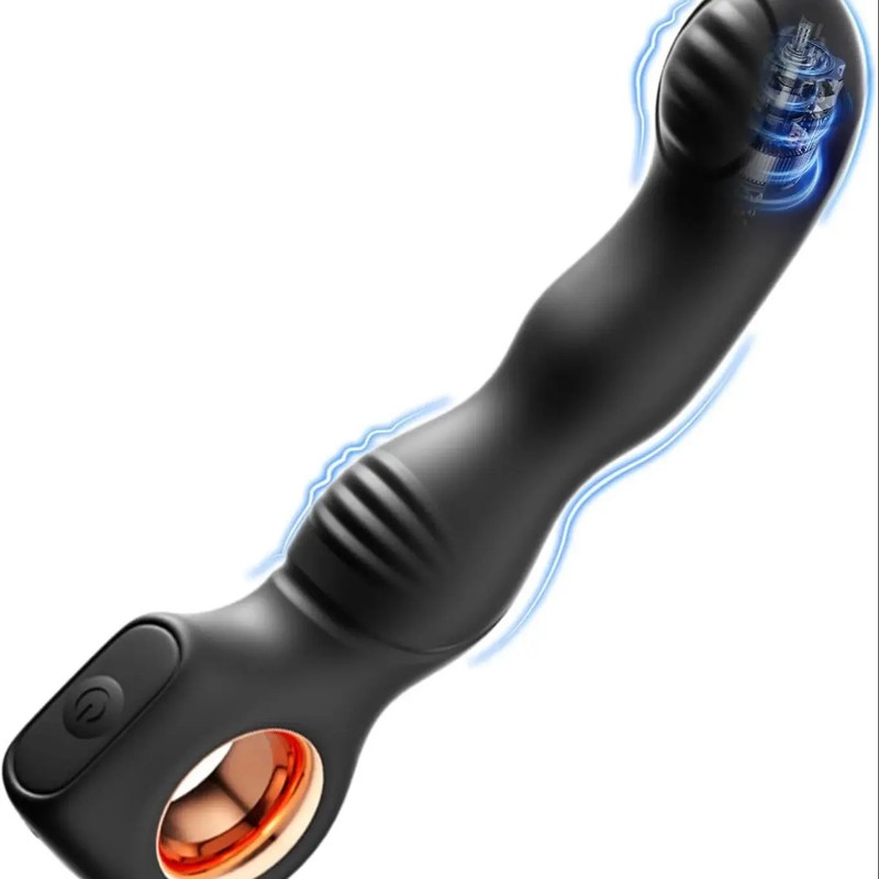 Male Prostate Massager Dildo Anal Butt Plug Anus Vibrator Sex Toys For Men Women
