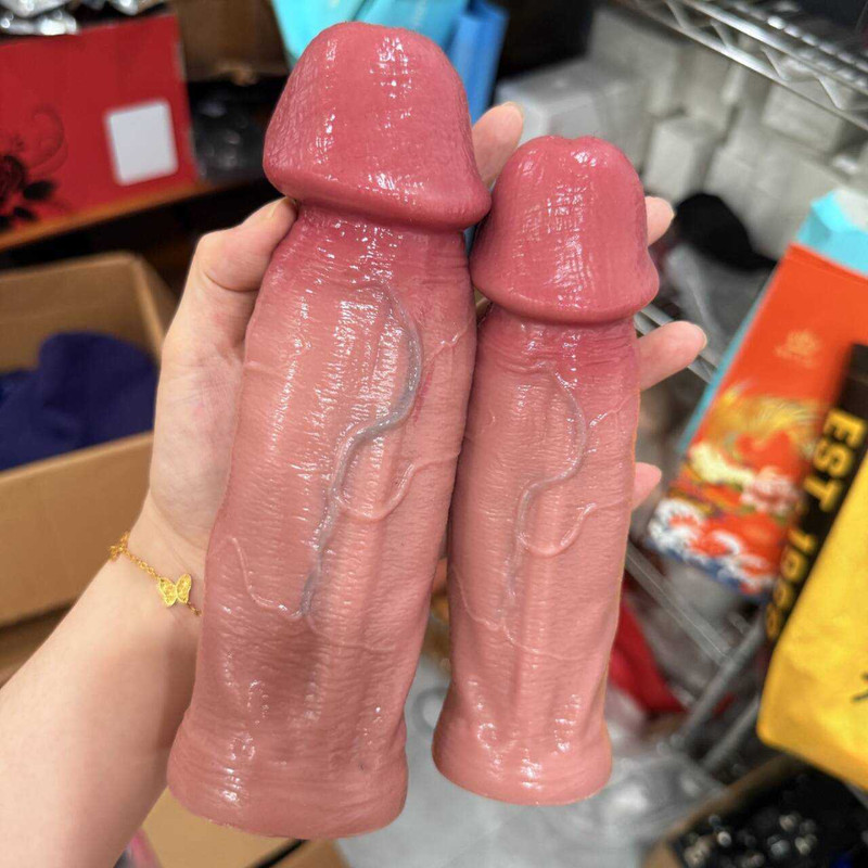 Reusable Thick Penis Extender Sleeve Extension Male Girth Enhancer Enlarger gallery