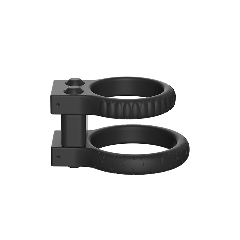 E Stim Conductive Cock Dual-Ring With Button Shock Urethral Male Penis Massage
