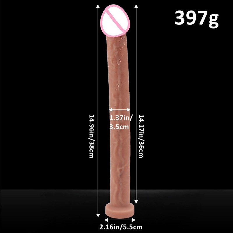 Super Long Dildo Flexible Silicone Big Dick With Suction Cup Penis Anal Sex Toys