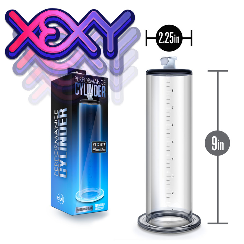 9" x 1.75" Penis & Pussy Pump Cylinder Xexy Adult Sex Toys gallery