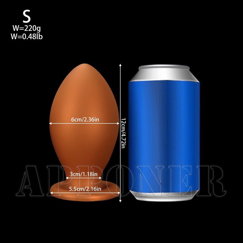 Comfortable Anal Plug Silicone Anus Dildo Wearable Anus Balls Anal Dilator Women gallery
