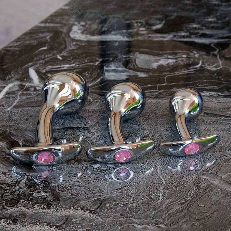 Metal Anal Beads Butt Plug Set Wearable Ass Analplug Jewelry Dildo Prosate BDSM gallery