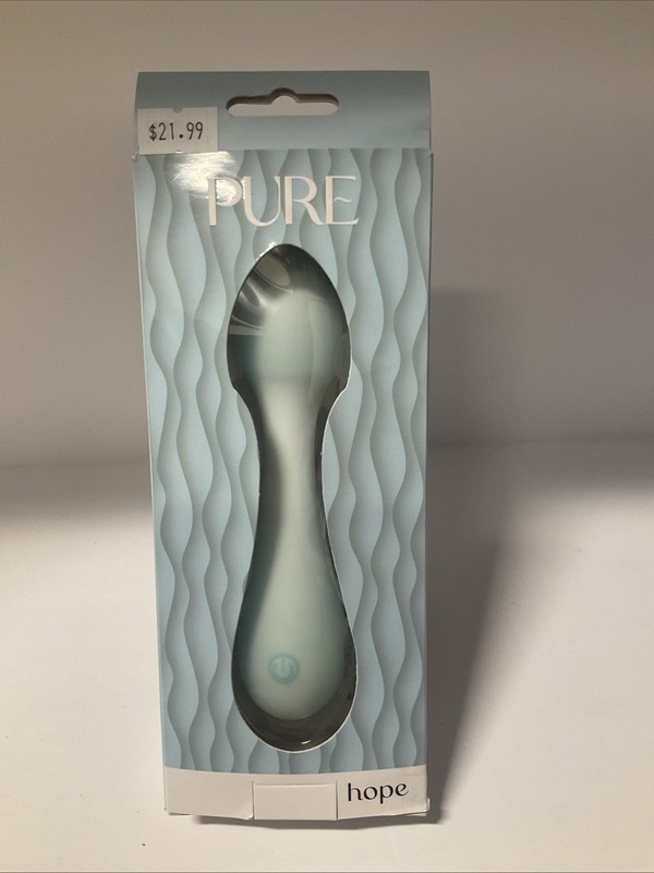 Pure Hope Rechargeable Silicone Wand - Blue gallery
