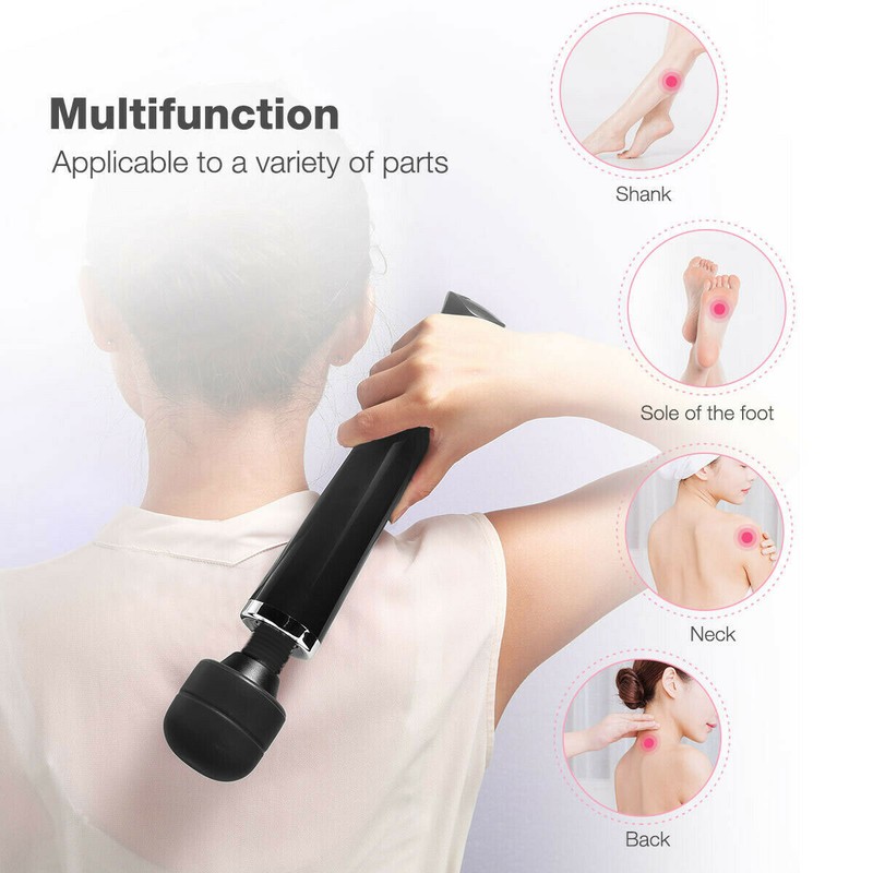 Multi-Speed Vibrating Powerful Wired Massager Wand Full Body Therapy Vibrator gallery