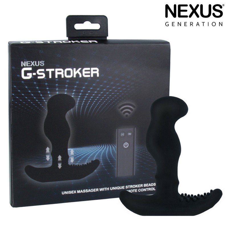 Nexus G-Stroker Black Anal Stimulator Vibe Massager Anal Vaginal Vibrator