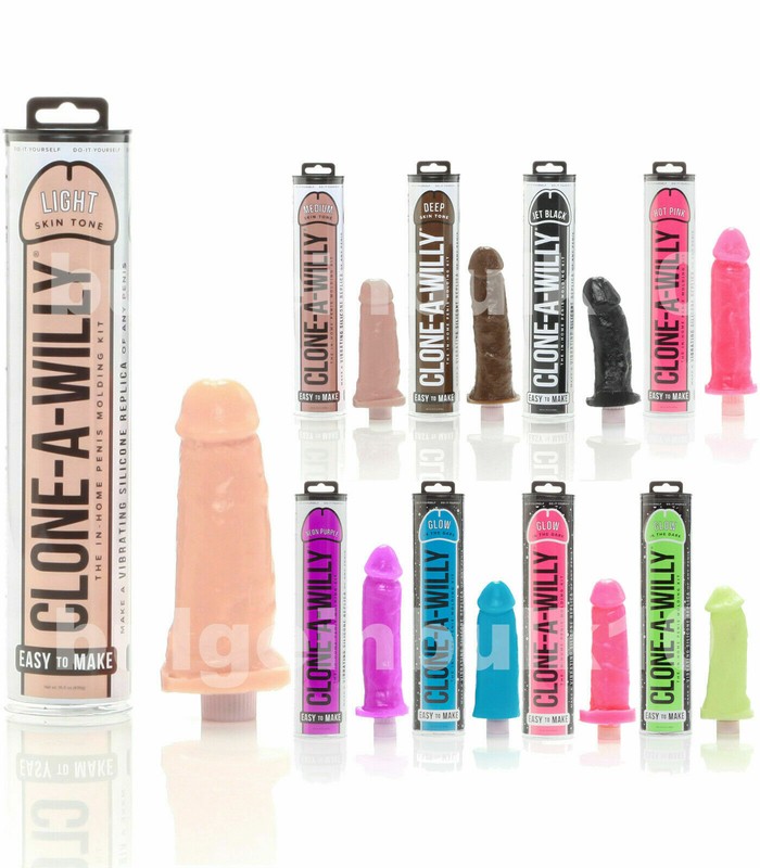 Clone-A-Willy Vibrating Silicone Dildo Penis Molding DIY Kit - Choose Color