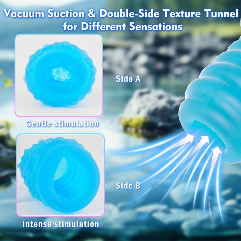 Double Sided Male Stroker for Enhanced Pleasure Ultra Soft Silicone Design gallery