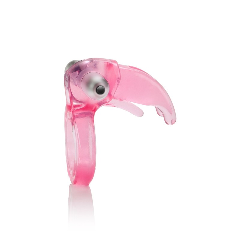 Cal Exotics Triple Clit Flicker Pink - Vibrating Penis Enhancer Cock Ring gallery