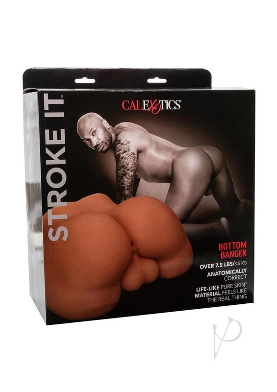 Stroke It Bottom Banger Masturbator – Anal – Chocolate