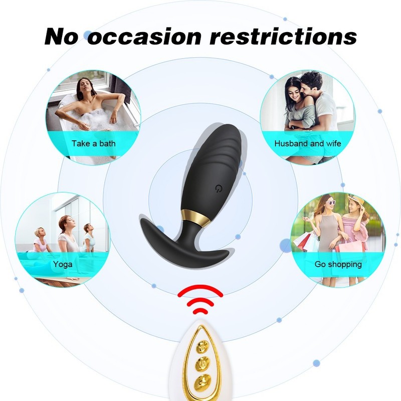 Sex Toys for Women Beginner Anal Vibrator Prostate Massager Anal Butt Plug Small gallery