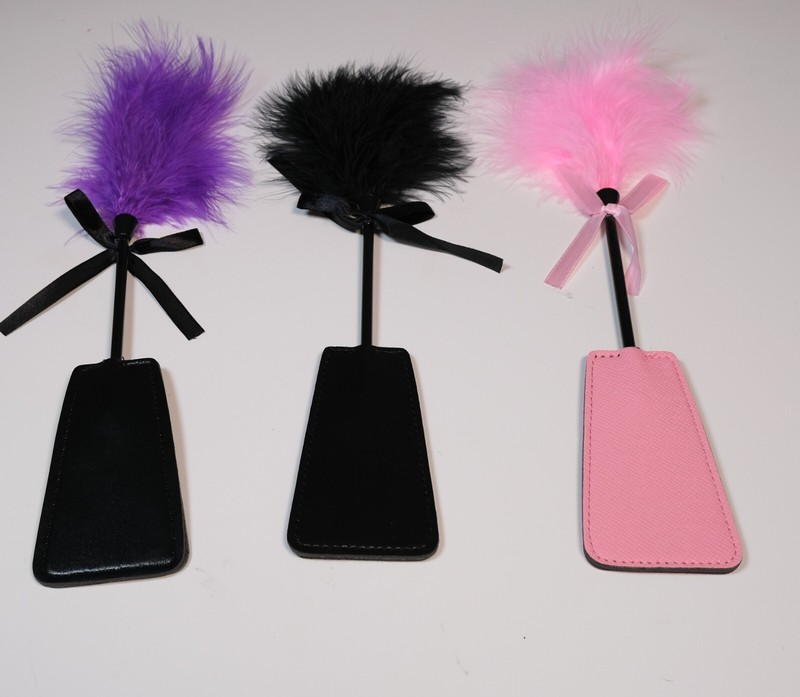 4 Colors Small Feather Slapper Burgundy Feather Tickler Best Gift For Her USA