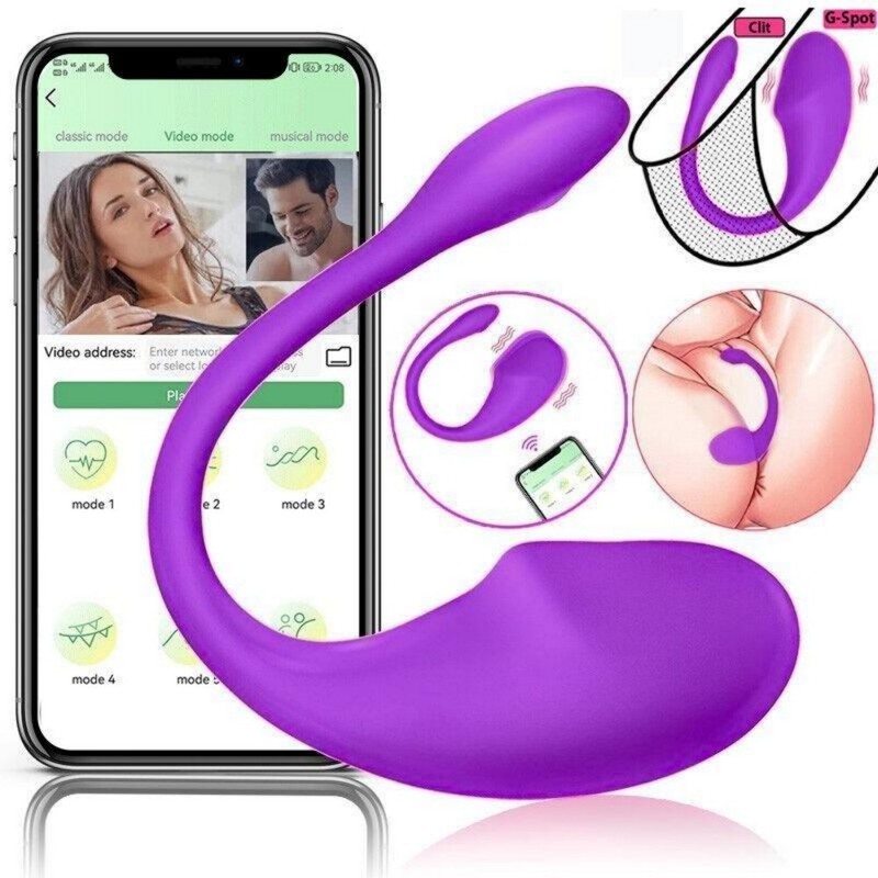 Wireless APP Remote Vibrator Control Bullet Egg G-Spot Dildo Sex Toys For Women