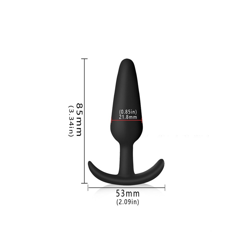 3PCS Smooth Silicone Anal Trainer Anal Butt Plug Set Anal Sex Toys for Men Women gallery