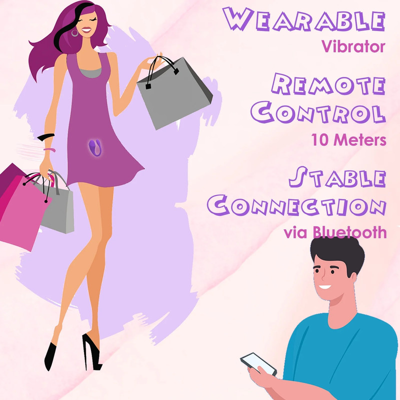 APP Remote Control Vibrator Sex Toys for Woman Bluetooth Wearable Vibrating Pant gallery