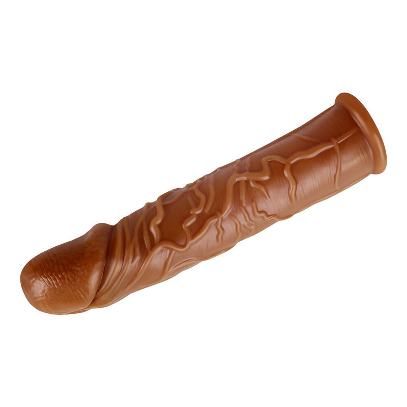 Reusable Cock Extender Penis Sleeve Enlarger Condoms Soft Gay Couple Sex Toy gallery