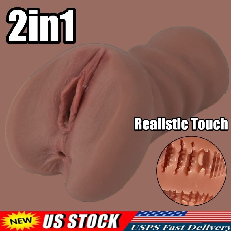 Male Masturbator Pocket Pussy Realistic Sex Toys for Men Adult Vagina Anal Ass