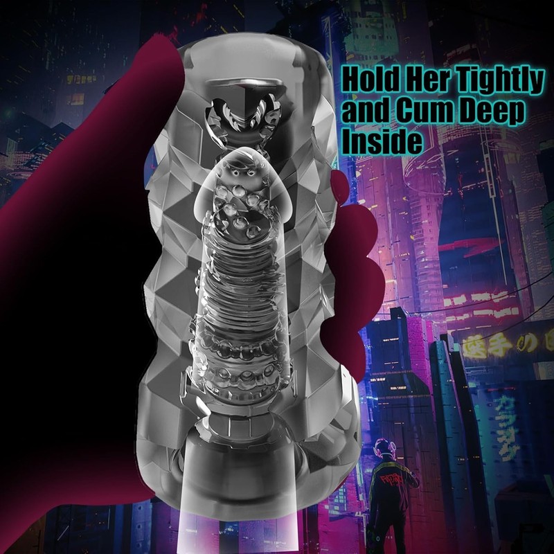 Male Masturbator Sex Toys - Transparent Pocket Pussy Stroker, gallery