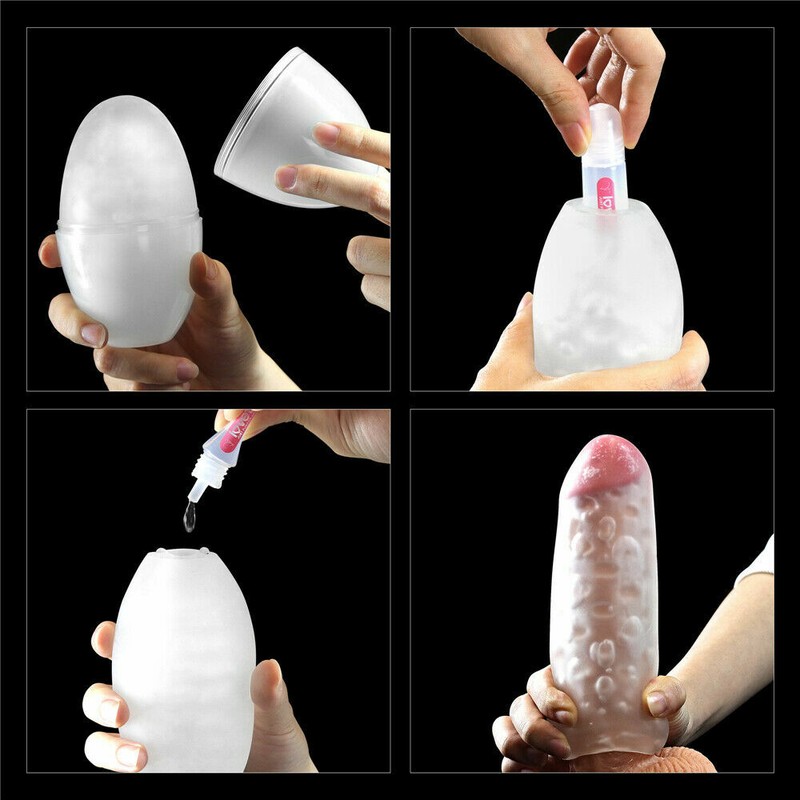 Lovetoy Gigante Huevo Aguante Nódulos Molienda Clímax Espiral Masturbator Oral gallery