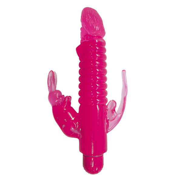 8&Prime; Bunny G-spot Multispeed Vibrator Dildo Stimulator Orgasm Sex Toy for Women