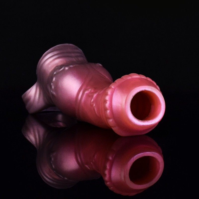 Large Fantasy Knot Penis Sleeve Silicone Sheath Cock Enlarger Enhancer Extender gallery