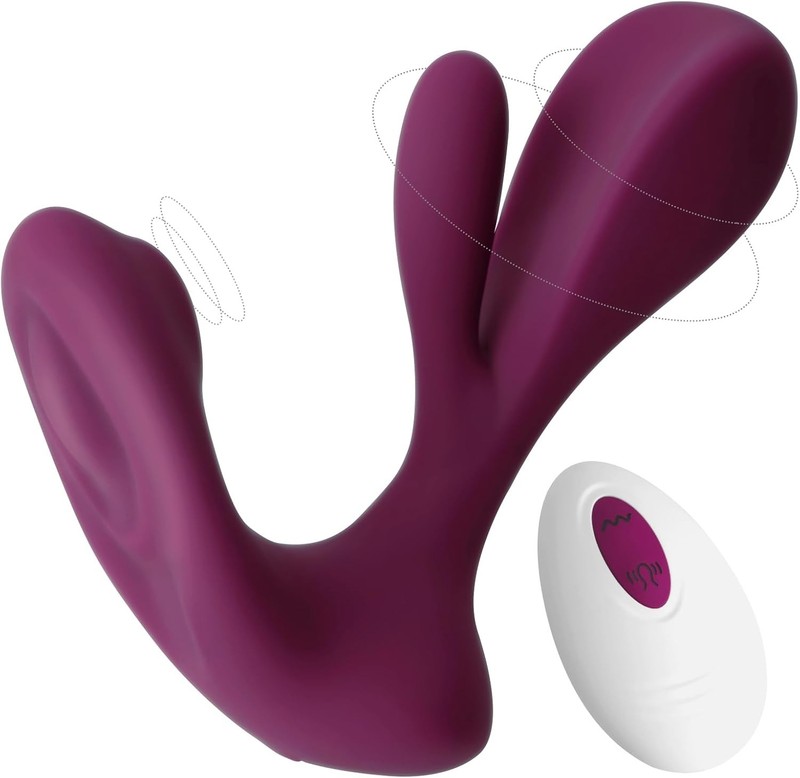 Tracy&rsquo;s Dog Wearable Vibrator for Women – Dual Stimulation Sex Toy with Clitor