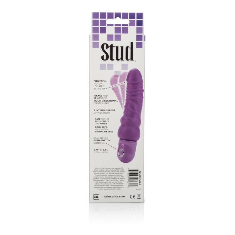 Bendie Power Stud Curvy Purple Waterproof G-spot Anal Clitoral Vibrator Vibe gallery
