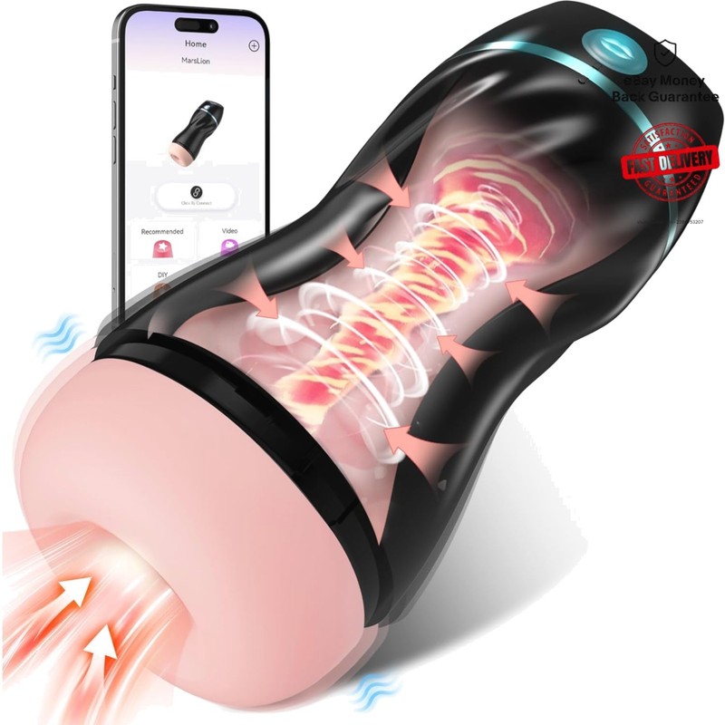 Discreet & Smart AI Male Stroker: 7 Vibration Patterns for Ultimate Pleasure