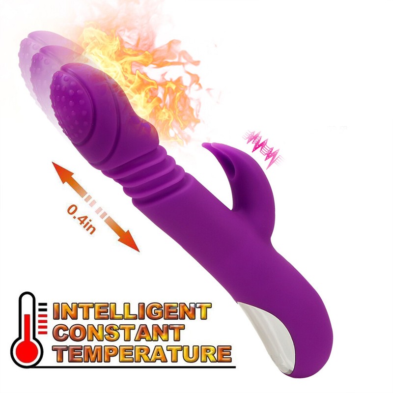 Rabbit-Vibrator-Dildo-G Spot-7-Speeds-Massager Female Adult Sex Toys Masturbater