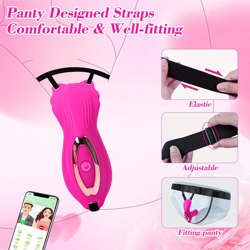 Wearable Rotating Dildo Vibrator G-spot Clit Massager Powerful Sex Toys Women gallery
